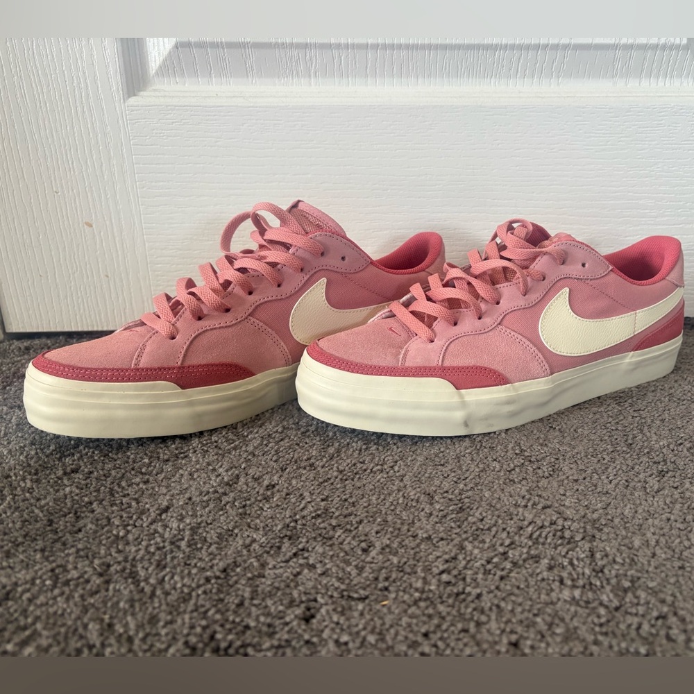 Nike SB Zoom Pogo Plus Skate Shoes - Red Stardust/Coconut Milk